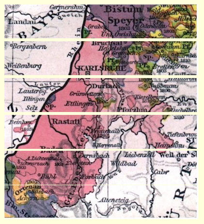 auswanderungsgebiet - baden