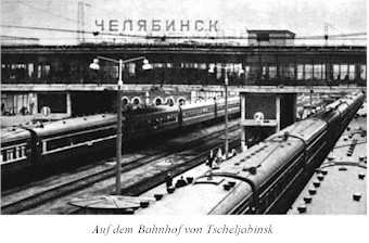 Auf dem Bahnhof von Tscheljabinsk